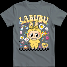 Createyou Labubu, sárgában - Férfi - Szürke - L férfi póló