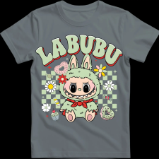 Createyou Labubu, világoszöld - Férfi - Szürke - 2XL férfi póló