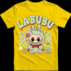 Createyou Labubu, világoszöld - Gyermek - Sárga - XL