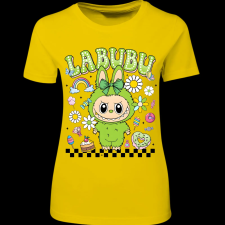 Createyou Labubu, zöld - Női - Sárga - 2XL női póló