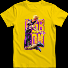 Createyou Lebron - Gyermek - Sárga - S gyerek póló