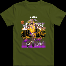 Createyou Lebron james Dunk - Férfi - Sötétzöld - XL férfi póló