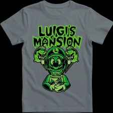 Createyou Luigi's Mansion 2 - Férfi - Szürke - S férfi póló