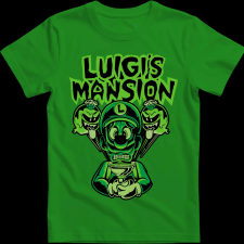 Createyou Luigi's Mansion 2 - Gyermek - Zöld - L gyerek póló