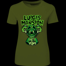 Createyou Luigi's Mansion 2 - Női - Sötétzöld - L