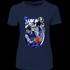 Createyou Luka Doncic - Női - Sötétkék - L női póló