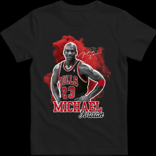 Createyou M. Jordan - Gyermek - Fekete - XS gyerek póló