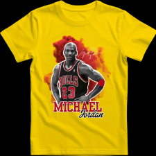 Createyou M. Jordan - Gyermek - Sárga - S gyerek póló