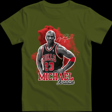 Createyou M. Jordan - Gyermek - Sötétzöld - L gyerek póló