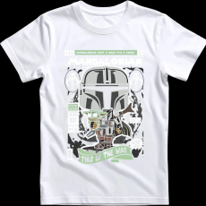 Createyou Mandalorian - Férfi - Fehér - 2XL