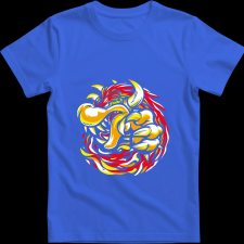 Createyou Mario - Bowser - Férfi - Királykék - M férfi póló