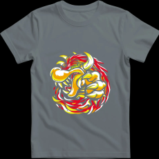 Createyou Mario - Bowser - Férfi - Szürke - 3XL