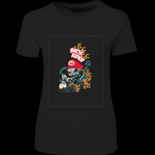 Createyou Mario Bros Rider - Női - Fekete - XL női póló