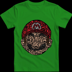 Createyou Mario - Férfi - Zöld - M