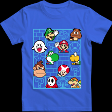 Createyou Mario figurák - Gyermek - Királykék - XS