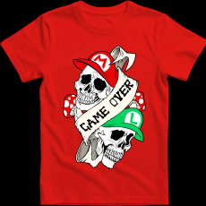 Createyou Mario Game Over - Férfi - Piros - S