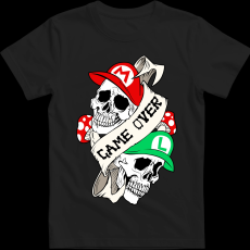 Createyou Mario Game Over - Gyermek - Fekete - L
