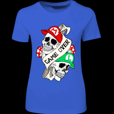 Createyou Mario Game Over - Női - Királykék - M