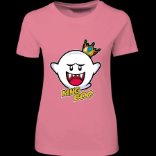 Createyou Mario King Boo - Női - Pink - XL női póló