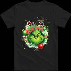 Createyou Merry Grinchmas - Gyermek - Fekete - S