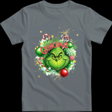 Createyou Merry Grinchmas - Gyermek - Szürke - XS