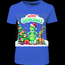 Createyou Merry Grinchmas - Női - Királykék - M
