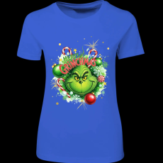 Createyou Merry Grinchmas - Női - Királykék - XL