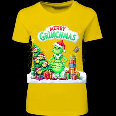 Createyou Merry Grinchmas - Női - Sárga - XL