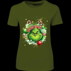 Createyou Merry Grinchmas - Női - Sötétzöld - L