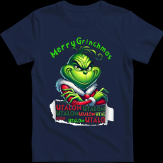 Createyou Merry Grinchmas, utálom - Gyermek - Sötétkék - L