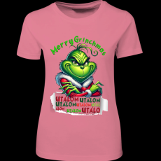 Createyou Merry Grinchmas, utálom - Női - Pink - XL