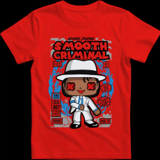 Createyou Michael Jackson Smooth Criminal - Gyermek - Piros - XS