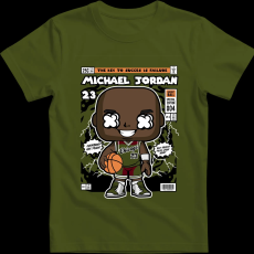 Createyou Michael Jordan - Férfi - Sötétzöld - XL
