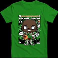 Createyou Michael Jordan - Férfi - Zöld - S