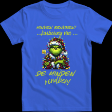 Createyou Minden rendben Grinch - Gyermek - Királykék - XS