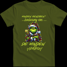 Createyou Minden rendben Grinch - Gyermek - Sötétzöld - M