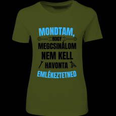 Createyou Mondtam, hogy megcsinálom... - Női - Sötétzöld - 2XL
