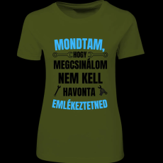 Createyou Mondtam, hogy megcsinálom... - Női - Sötétzöld - M