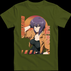 Createyou Motoko Kusanagi 2 - Férfi - Sötétzöld - L