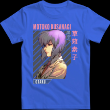 Createyou Motoko Kusanagi - Férfi - Királykék - L férfi póló