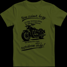 Createyou Motoros testvér vagy - Férfi - Sötétzöld - L