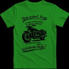 Createyou Motoros testvér vagy - Férfi - Zöld - 3XL