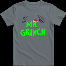 Createyou Mr Grinch - Férfi - Szürke - 2XL
