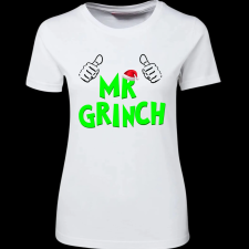 Createyou Mr Grinch - Női - Fehér - 2XL női póló