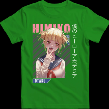 Createyou My Hero Akademy -Himiko Toga - Férfi - Zöld - 2XL férfi póló