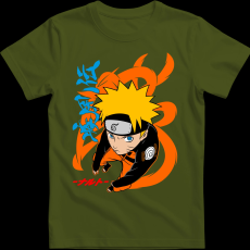 Createyou Naruto - Férfi - Sötétzöld - 2XL