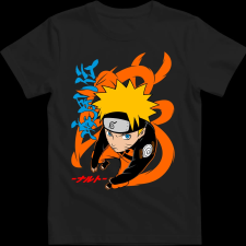 Createyou Naruto - Gyermek - Fekete - XS gyerek póló