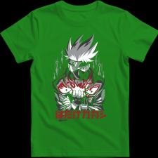 Createyou Naruto Kakashi Hatake - Gyermek - Zöld - S gyerek póló