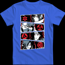 Createyou Naruto Sharinganok - Férfi - Királykék - 2XL