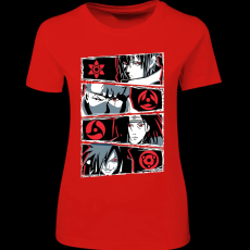 Createyou Naruto Sharinganok - Női - Piros - XL